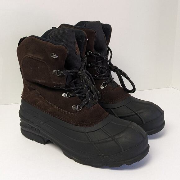 Kamik Fargo 2 Waterproof Winter Boots, Dark Brown Suede, Men's 13 M - Picture 1 of 7